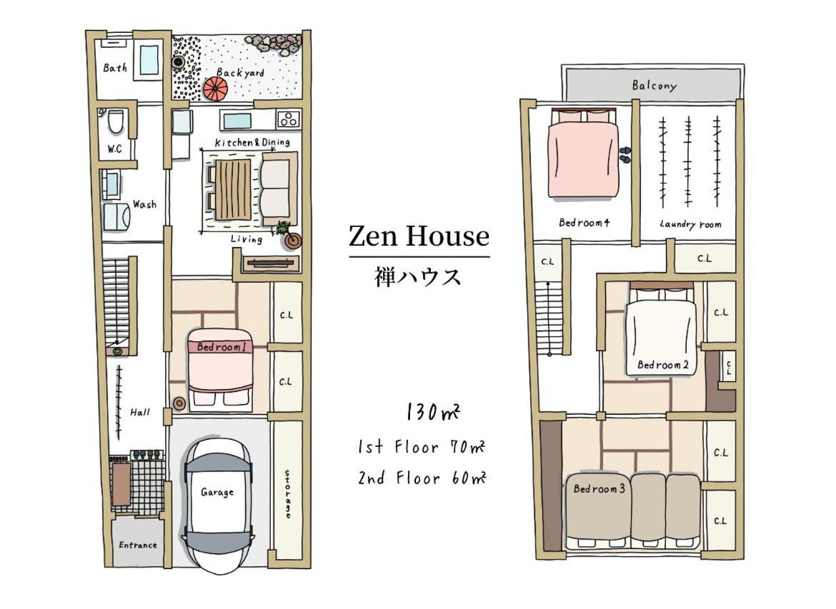 Zen House Villa Такаяма Екстериор снимка